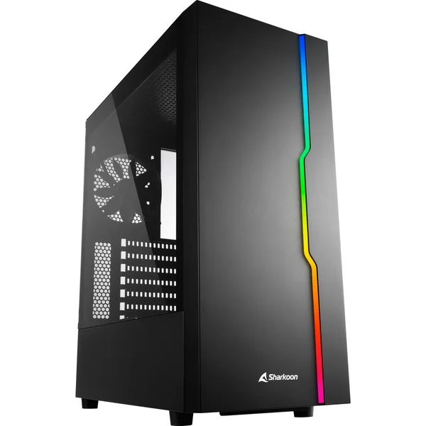 Sharkoon RGB SLIDER, Tower-Gehäuse (schwarz)