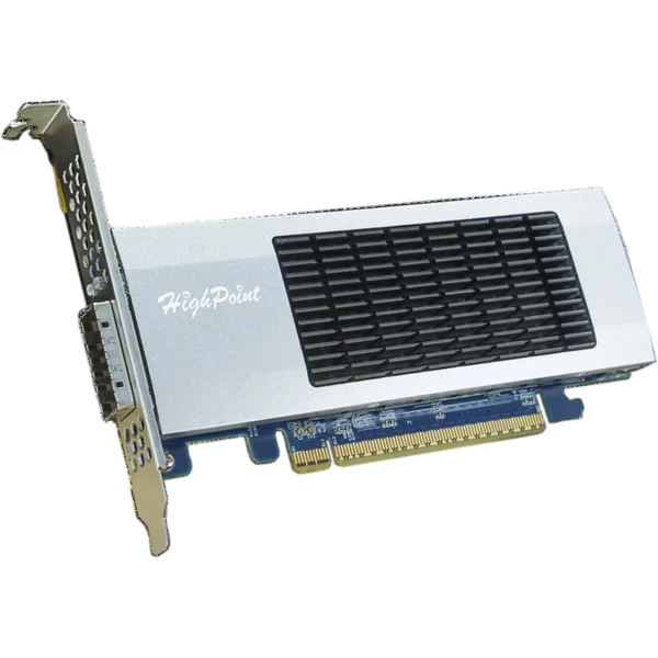 HighPoint Rocket 7634D 1x CDFP Port zu PCIe 5.0 x16 NVMe, Schnittstellenkarte