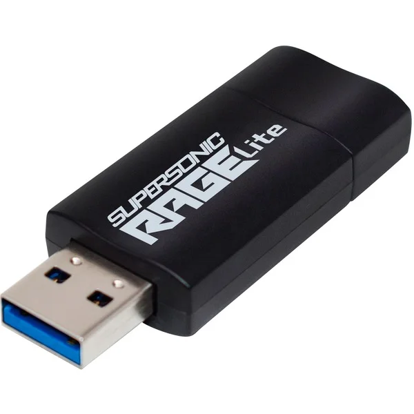 Patriot Supersonic Rage Lite 512 GB, USB-Stick (schwarz/blau, USB-A 3.2 Gen 1)