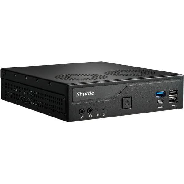 Shuttle XPC slim Barebone DH610V2 (schwarz, ohne Betriebssystem)