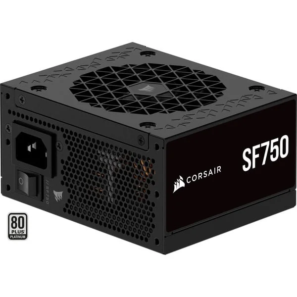 Corsair SF750, PC-Netzteil (schwarz, 1x 12VHPWR, 2x PCIe, Kabelmanagement, 750 Watt)