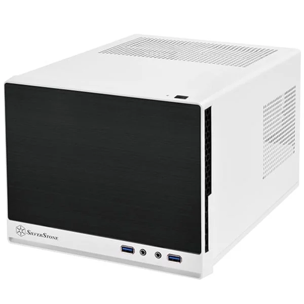 SilverStone SST-SG13WB-Q, Cube-Gehäuse (weiß/schwarz)