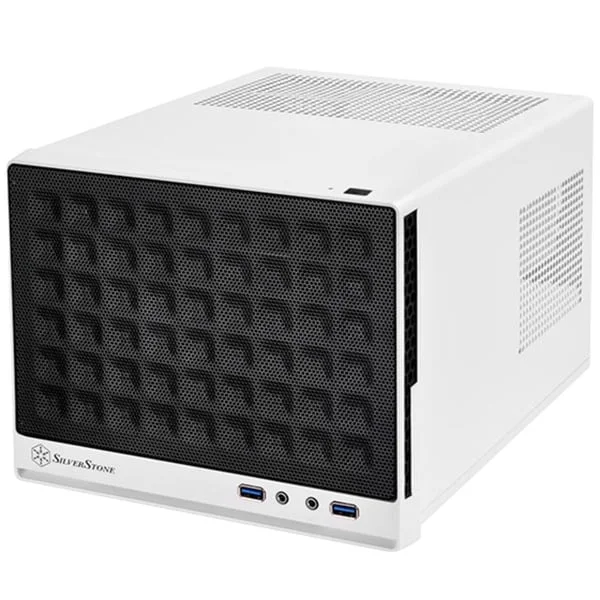 SilverStone SST-SG13WB, Cube-Gehäuse (weiß/schwarz)