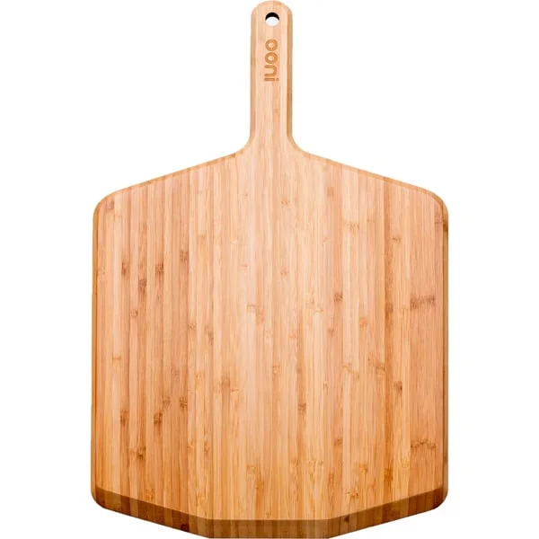 Ooni Bambus Pizzaheber 16", Grillbesteck (holz, für Pizzen bis ca. Ø 40cm)