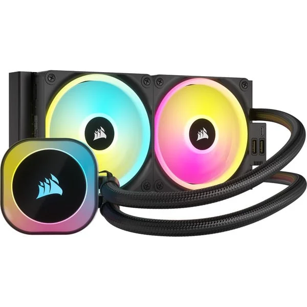 Corsair iCUE LINK H100i RGB Generalüberholt, Wasserkühlung (schwarz)
