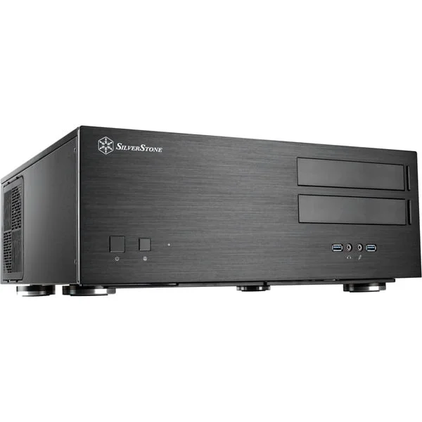 SilverStone SST-GD08B, HTPC-Gehäuse (schwarz, Retail)