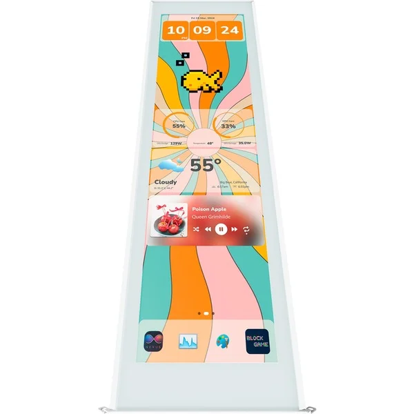 HYTE Y70 Touch Display Upgrade Snow White (36.8 cm (14.5 Zoll), weiß, 14,5-Zoll-Touchscreen)