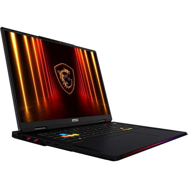 MSI Raider A18 HX A9WIG-263, Gaming-Notebook (schwarz, AMD Ryzen 9 9955HX3D, NVIDIA GeForce RTX 5080, 32 GB DDR5, 2 TB (2 TB SSD), Windows 11 Home)