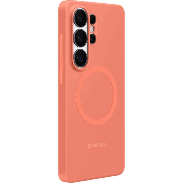 Samsung Silicone Magnet Case, Handyhülle (koralle, Samsung Galaxy S26 Ultra)