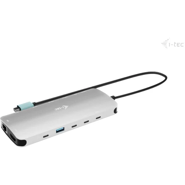 i-tec USB-C Metal Nano 3x Display Dock, Dockingstation (aluminium, 2x HDMI, 1x USB-C Vvideo, Power Delivery 140W, Universal Charger 140 W)