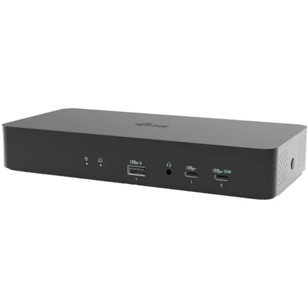 i-tec Universal Intelligent Dual Display Docking Station, Dockingstation (schwarz, Power Delivery 100W)