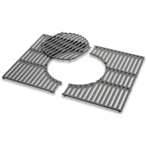 Weber Gourmet BBQ System Grillrost für GENESIS II 300 (anthrazit, 3-teilig, Gusseisen)