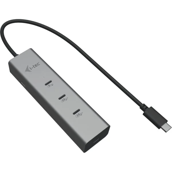 i-tec USB-C Charging Hub (silber, Power Delivery, USB-C Video)