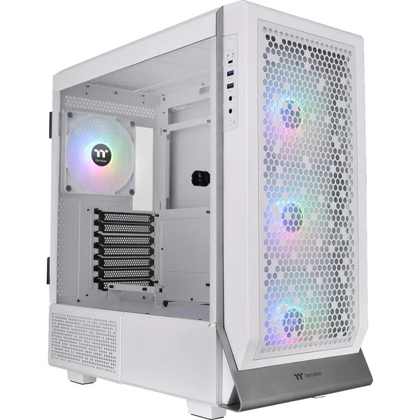 Thermaltake Ceres 500 TG ARGB Snow White, Tower-Gehäuse (weiß, Tempered Glass)