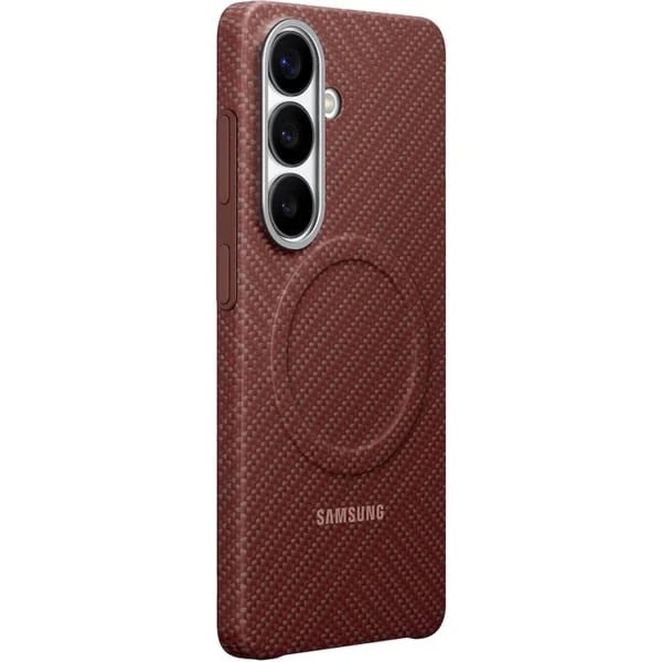 Samsung Carbon Magnet Case, Handyhülle (rot, Samsung Galaxy S26)