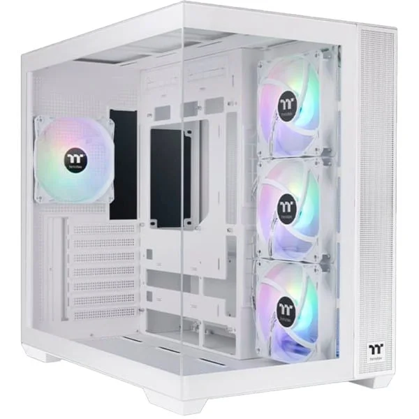 Thermaltake View 380 TG ARGB Snow White, Tower-Gehäuse (weiß, Tempered Glass x 2)