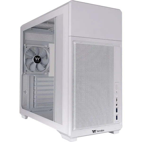 Thermaltake TR300 TG Snow White, Tower-Gehäuse (weiß, Tempered Glass)