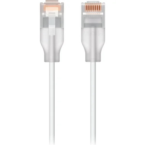 Ubiquiti UniFi Etherlighting Cat.6 Patch Kabel, 24 Stück (weiß/transparent, 0,15 Meter)