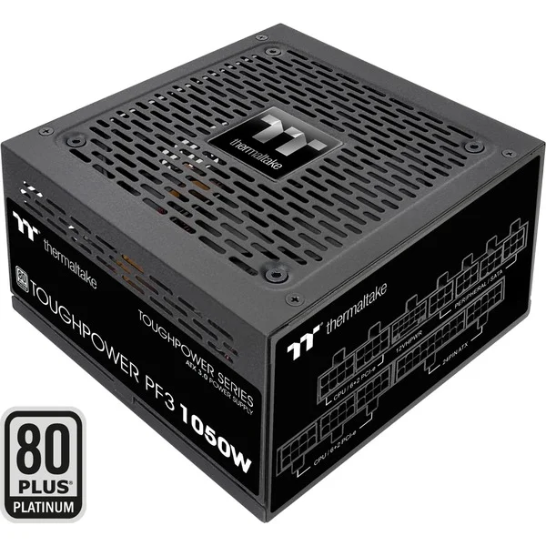 Thermaltake Toughpower PF3 1050W, PC-Netzteil (schwarz, 1x 12-Pin High Power GPU, 6x PCIe, Kabel-Management, 1050 Watt)