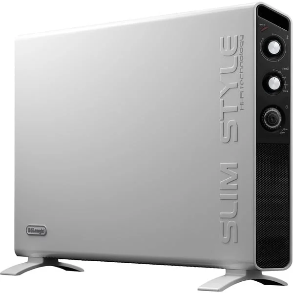 DeLonghi Slim Style HCX 3220, Standkonvektor (weiß/schwarz)