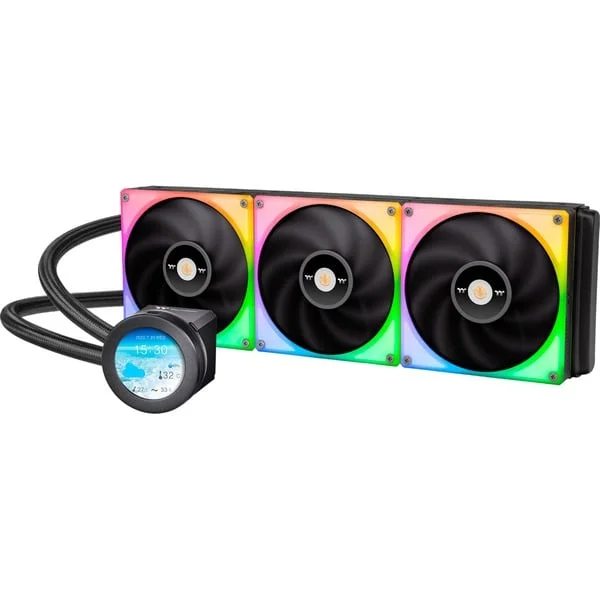 Thermaltake TOUGHLIQUID Ultra 420 RGB AIO Liquid Cooler 420mm, Wasserkühlung (schwarz)