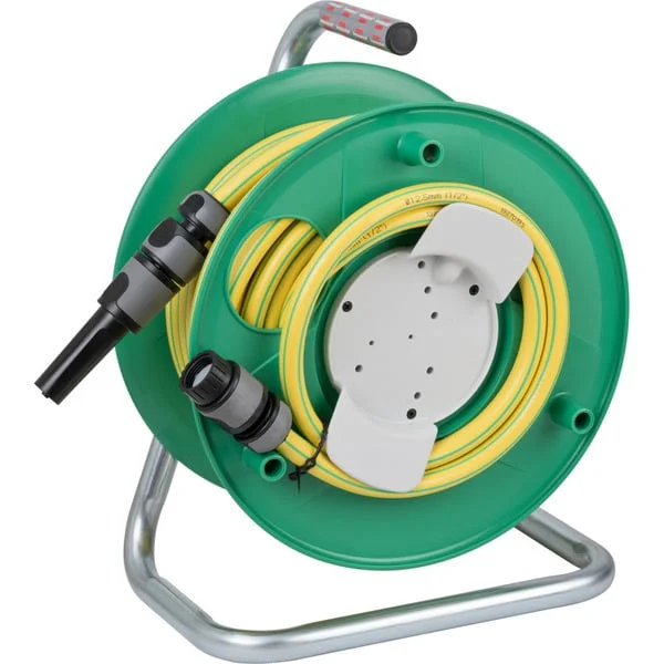 Brennenstuhl Schlauchtrommel WS3220 Set, mit Schlauch (grün/gelb, 20 Meter)