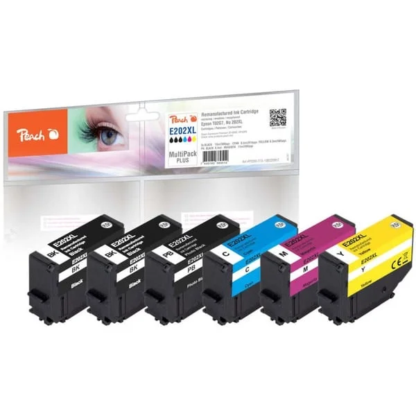 Peach Tinte Spar Pack Plus PI200-774 (kompatibel zu Epson 202XL (T02G1, T02H))