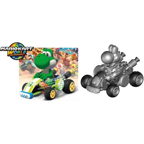 Carrera RC 2,4GHz Mario Kart World, Yoshi (Maßstab 1:18)