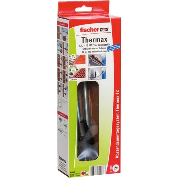 fischer Abstandsmontagesystem Thermax 12/110 M12, Dübel (2 Stück)