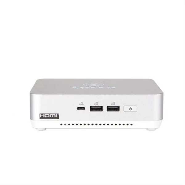 TERRA PC-Micro 6000W SILENT GREENLINE, Mini-PC (silber/weiß, Windows 11 Pro)