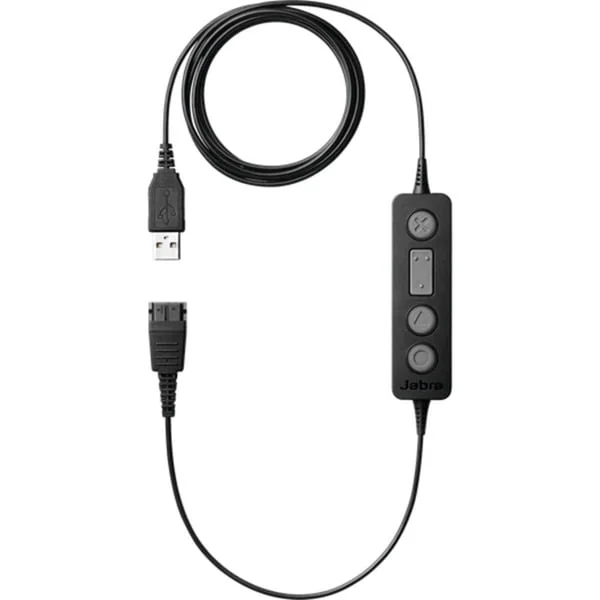 Jabra LINK 260 USB Adapter, USB-A Stecker > QD Stecker, Kabel (schwarz)