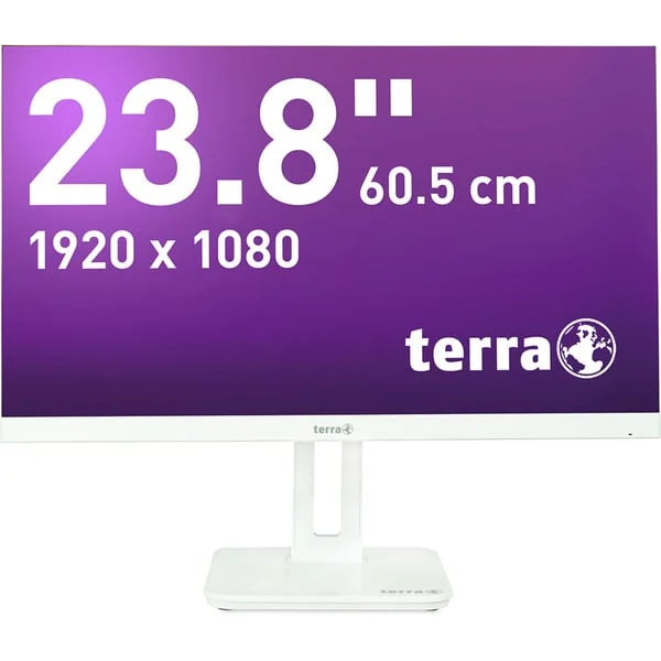 TERRA 2465W PV, LED-Monitor (60.5 cm (23.8 Zoll), weiß, FullHD, IPS, HDMI, DP, USB-C, Lautsprecher, 100Hz Panel)