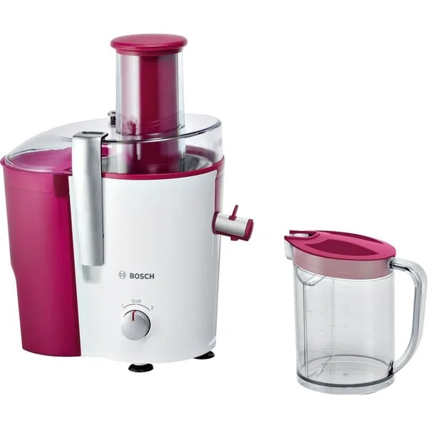 Bosch Home Entsafter VitaJuice 2 (beere/weiß, 700 Watt, Saftbehälter 1,25 Liter)