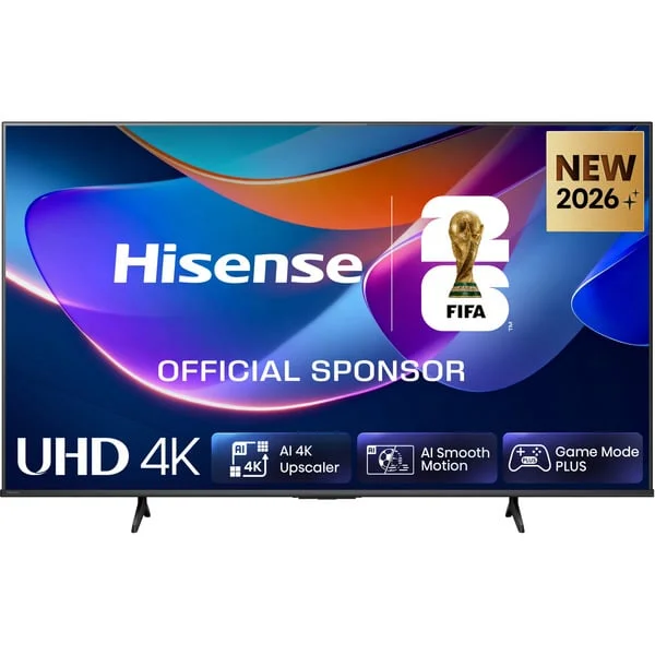 Hisense 50A6S, LED-Fernseher (126 cm (50 Zoll), schwarz/dunkelgrau, UltraHD/4K, Triple Tuner)