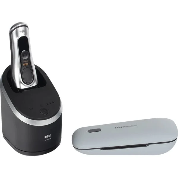Braun Series 9 Pro+ 9577cc, Rasierer (silber/schwarz, Mit Power-Case)