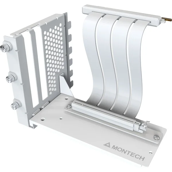 Montech Vertikales GPU Mounting Kit, PCIe 4.0 Riser-Kabel (weiß, 20cm)