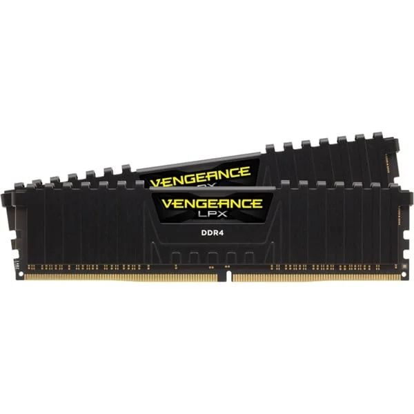 Corsair DIMM 16 GB DDR4-2400 (2x 8 GB) Dual-Kit, Arbeitsspeicher (schwarz, CMK16GX4M2A2400C16, Vengeance LPX, INTEL XMP)