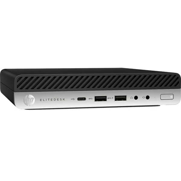 HP EliteDesk 800 G4 MP Generalüberholt, Mini-PC (schwarz/silber, Windows 11 Pro)