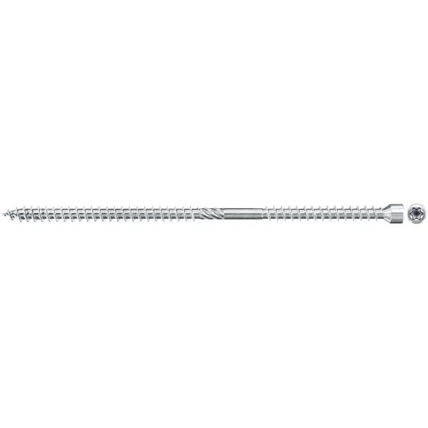 fischer Doppel-Gewindeschraube PowerFull-Iso 8,0x225 Zylinderkopf TX (50 Stück, blauverzinkt)