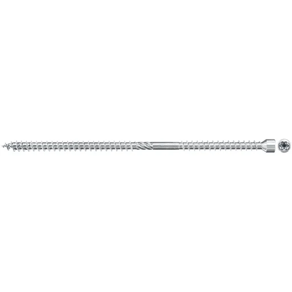 fischer Doppel-Gewindeschraube PowerFull-Iso 8,0x335 Zylinderkopf TX (50 Stück, blauverzinkt)