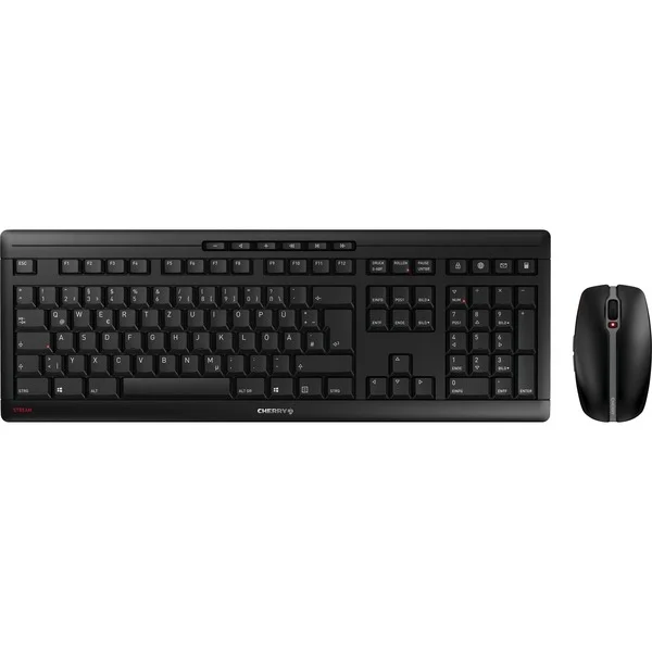 CHERRY STREAM DESKTOP RECHARGE, Desktop-Set (schwarz, DE-Layout, Cherry SX-Scherentechnologie)