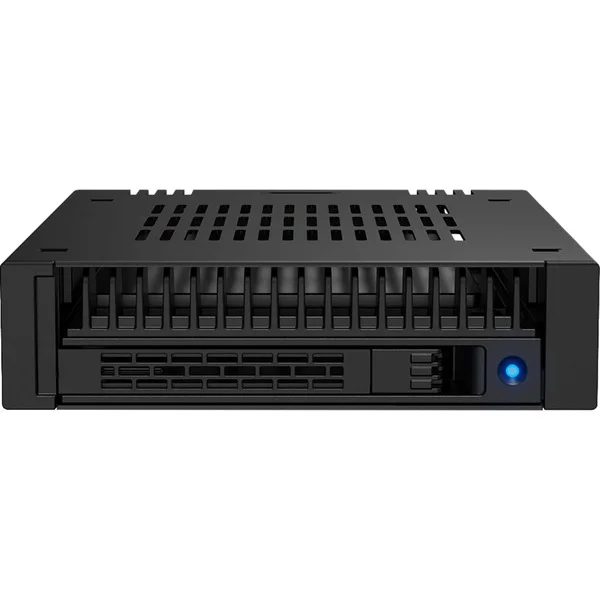 Icy Dock ExpressCage MB741V4P-B , Wechselrahmen (schwarz, 1-Bay 15 mm U.2/U.3 SSD)
