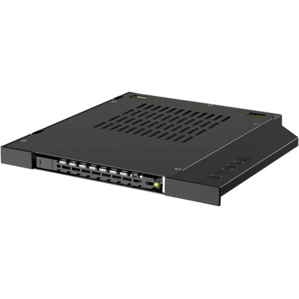 Icy Dock Though Armor MB411V4PO-2B , Wechselrahmen (schwarz, 2.5" U.2/U.3 NVMe SSD)