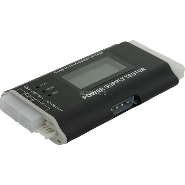 DeLOCK Netzteiltester III, Messgerät (schwarz)