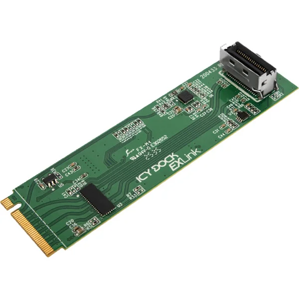 Icy Dock MB309A5 "EXLink" M.2 PCIe5 SSD, Schnittstellenkarte