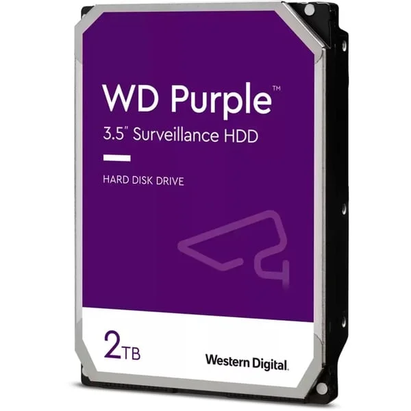 WD Purple 2 TB, Festplatte (SATA 6 Gb/s, 3,5")