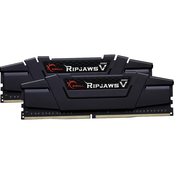G.Skill DIMM 16 GB DDR4-3200 (2x 8 GB) Dual-Kit, Arbeitsspeicher (grau, F4-3200C16D-16GVGB, Ripjaws V, INTEL XMP)