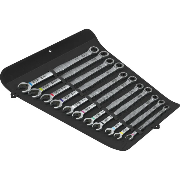 Wera 6007 Joker 11 Set 1 Maul-Ringratschenschlüssel-Satz, 11-teilig, Schraubenschlüssel (mit Haltefunktion)