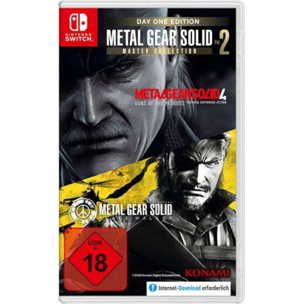 Metal Gear Solid: Master Collection Vol. 2 Day One Edition, Nintendo Switch-Spiel