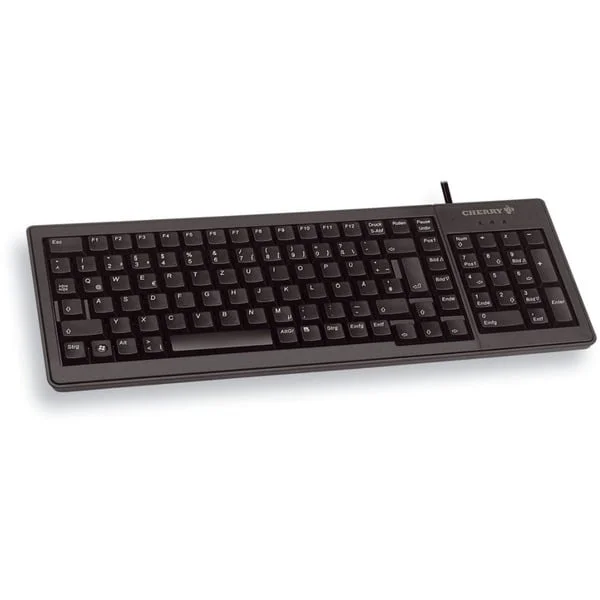 CHERRY XS Complete Keyboard G84-5200, Tastatur (schwarz, DE-Layout, Rubberdome)